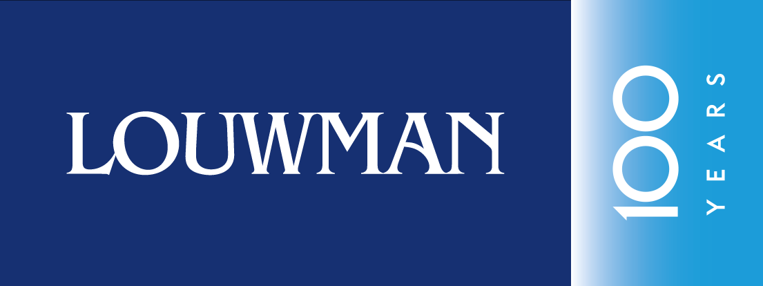 Louwman 100 jaar logo