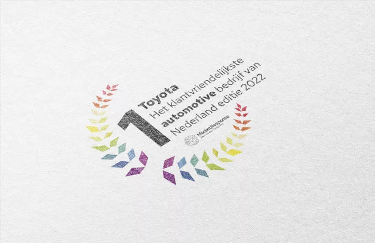 Toyota wint publieksprijs voor meest klantvriendelijke bedrijf van Nederland in de categorie automotive